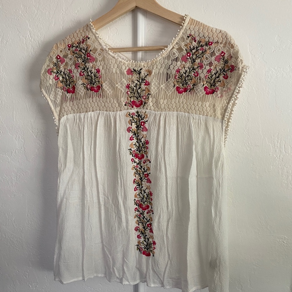 Ranna Gill Embroidered Top